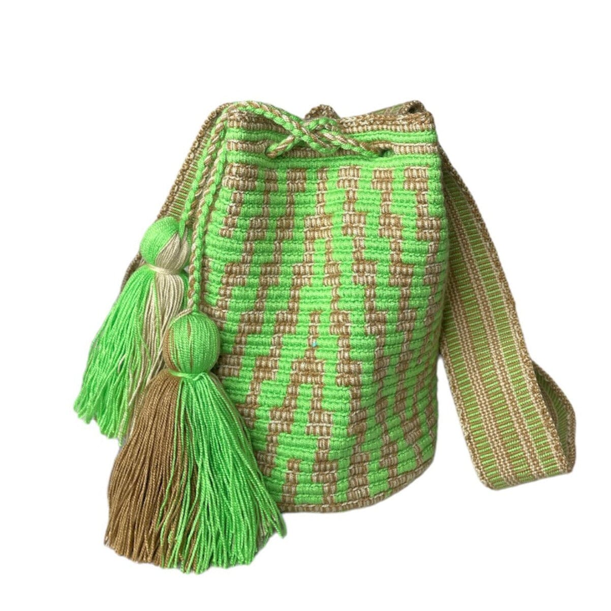 Mint Green Casual Crossbody Bag for women | Medium Spring Bohemian Purse | Colorful 4U