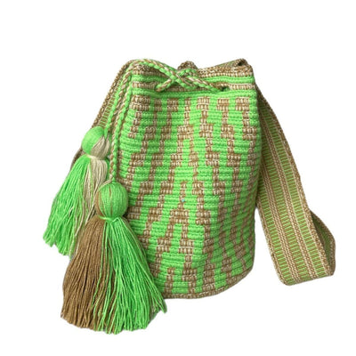 Mint Green Casual Crossbody Bag for women | Medium Spring Bohemian Purse | Colorful 4U