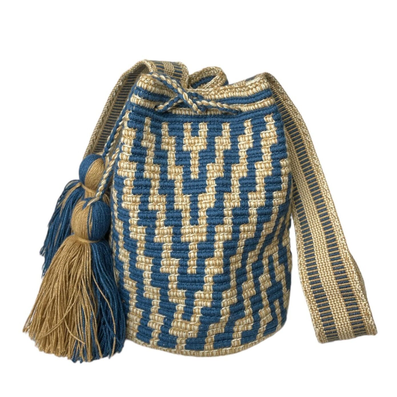 Navy Blue Casual Crossbody Bag for women | Medium Spring Bohemian Purse | Colorful 4U