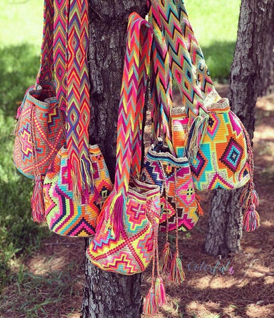 Boho Beach Bags |  Summer Crossbody Bags | Colorful 4u Large Crochet Bags