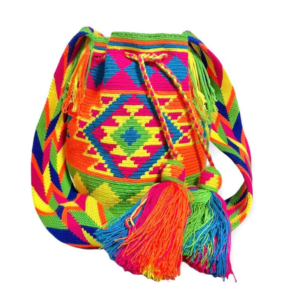 Neon Beach Bags for Summer | Summer Crochet Bags | Colorful4U