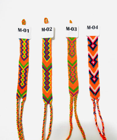 New Arrivals | Colorful Friendship Bracelets | Macrame (XS-L) Handwoven Bracelets M01 