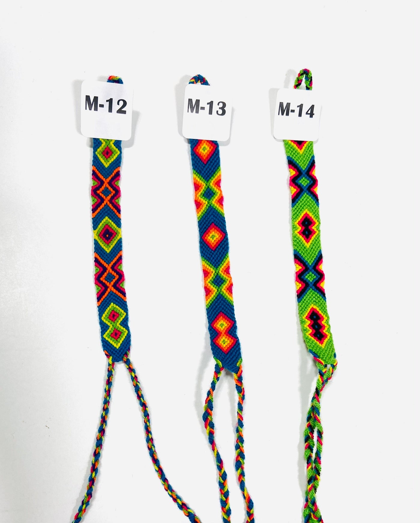 New Arrivals | Colorful Friendship Bracelets | Macrame (XS-L) Handwoven Bracelets M12 
