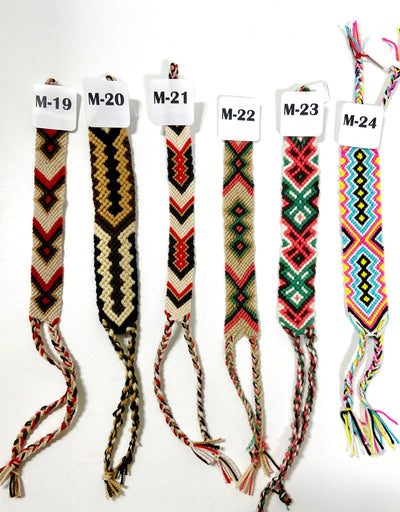 New Arrivals | Colorful Friendship Bracelets | Macrame (XS-L) Handwoven Bracelets M19 