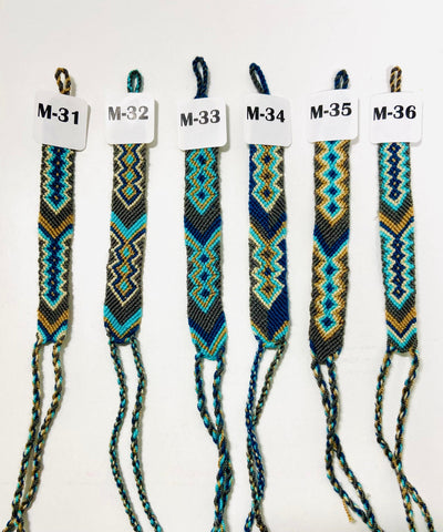 New Arrivals | Colorful Friendship Bracelets | Macrame (XS-L) Handwoven Bracelets M31 