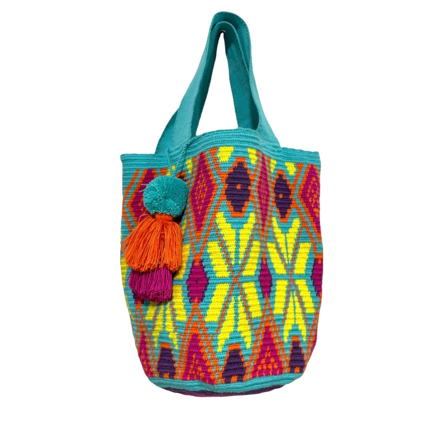 Summer Maxi Tote Bags | Extra Large Beach Tote BEACH BAG - CROCHET TOTE BAG Turquoise | Summer Solstice 
