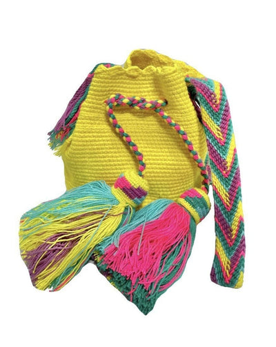 Yellow Summer Crochet Bag | Small Crossbody Bag | Bag for Girls