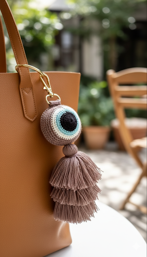 Eye Protection Bag Charm & Keychain