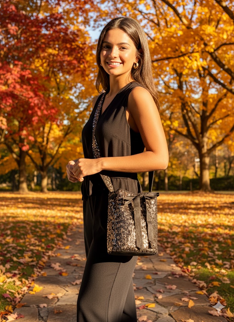 The Luxe Embellished Crossbody | Premium Contemporary Bucket Bags