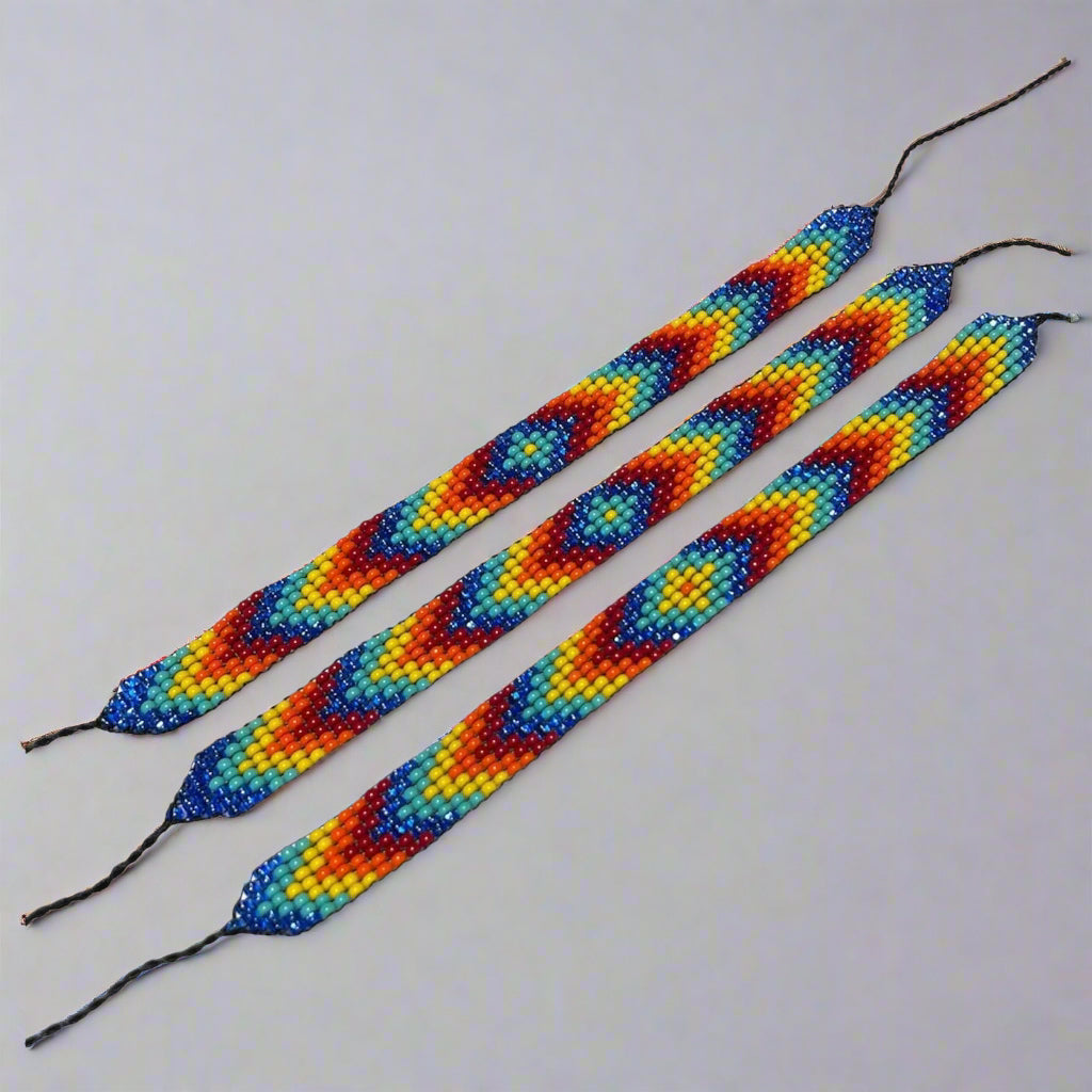 Desert Sunset Beaded Woven Bracelets | Limited Edition - Colorful 4U 