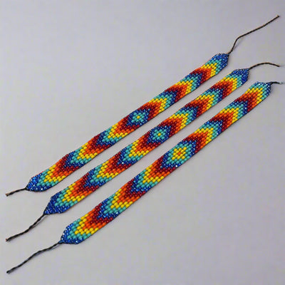 Desert Sunset Beaded Woven Bracelets | Limited Edition - Colorful 4U 