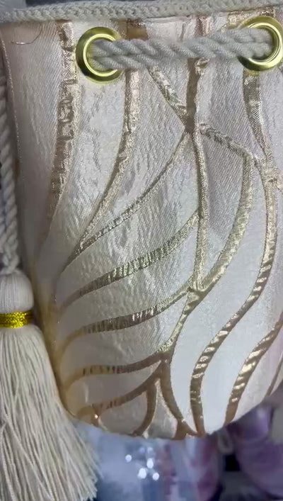 The Luxe Embellished Crossbody | Premium Contemporary Bucket Bags