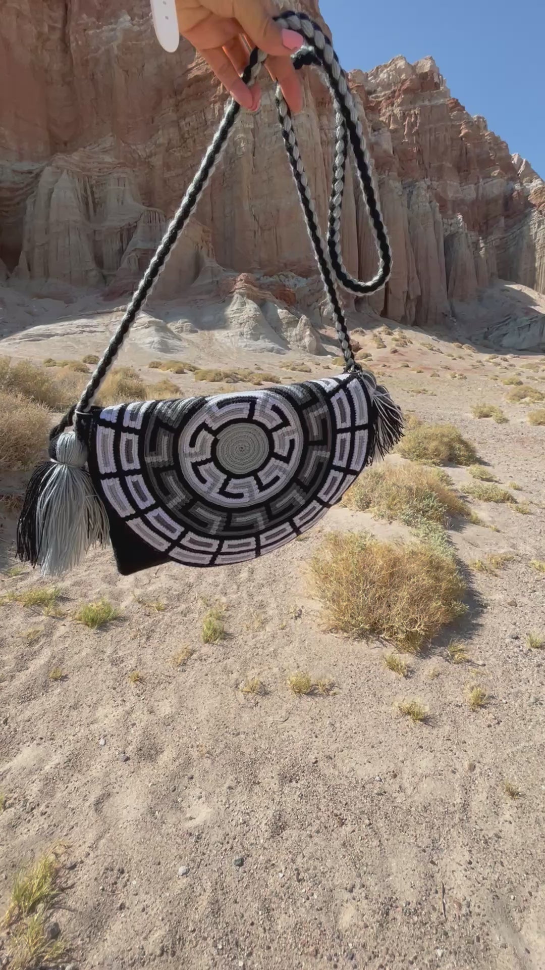 Boho-Chic Convertible Crochet Handbag with Unique Cover