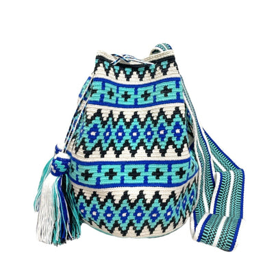 Turquoise Blue Crochet Bags | Crossbody Bohemian Handbags| Boho purse for women