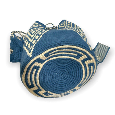 Bottom Blue Crochet Bags | Crossbody bohemian handbags