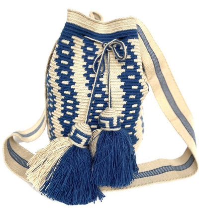 Navy Azula Crochet Bags | Blue Crochet Bag | Crossbody Casual Bag for Fall