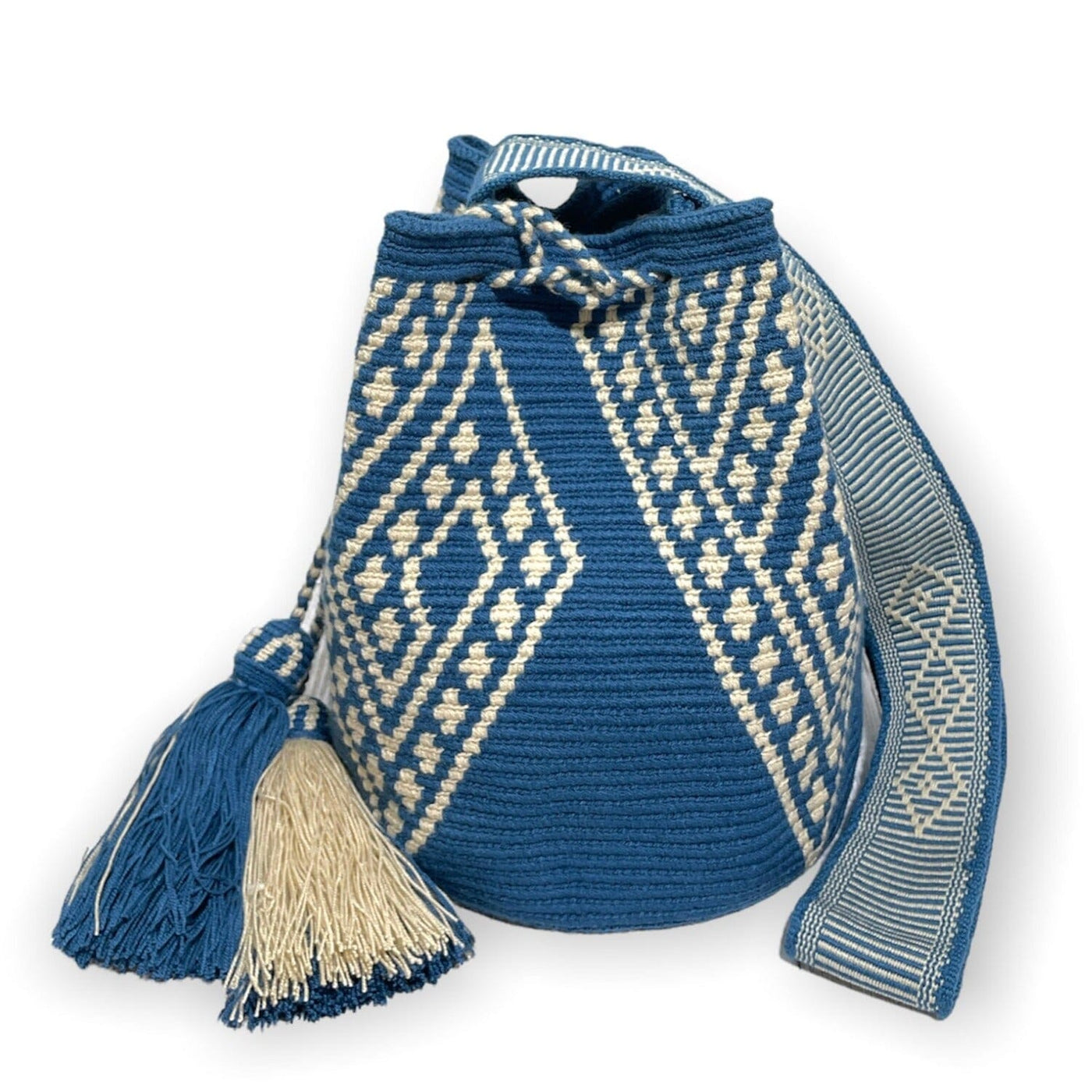  Cute Blue Crochet Bags | Crossbody bohemian handbags