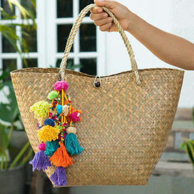 Colorful Tassel Bag Charms | Boho Pompom/Tassel Charms | Purse Charm