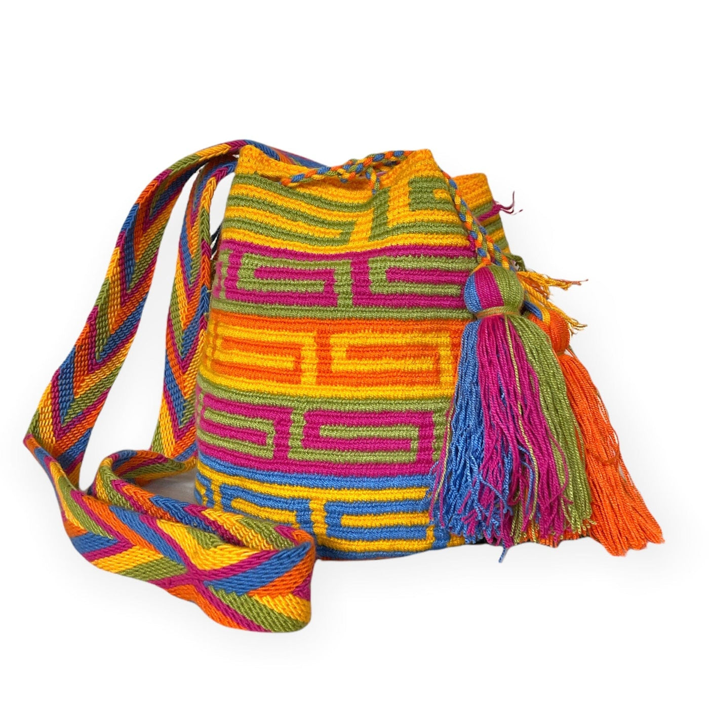 Greek Crochet Pattern | Summer Crossbody Bags | Casual Boho Bags for Summer | Teenage Purses | Colorful 4U