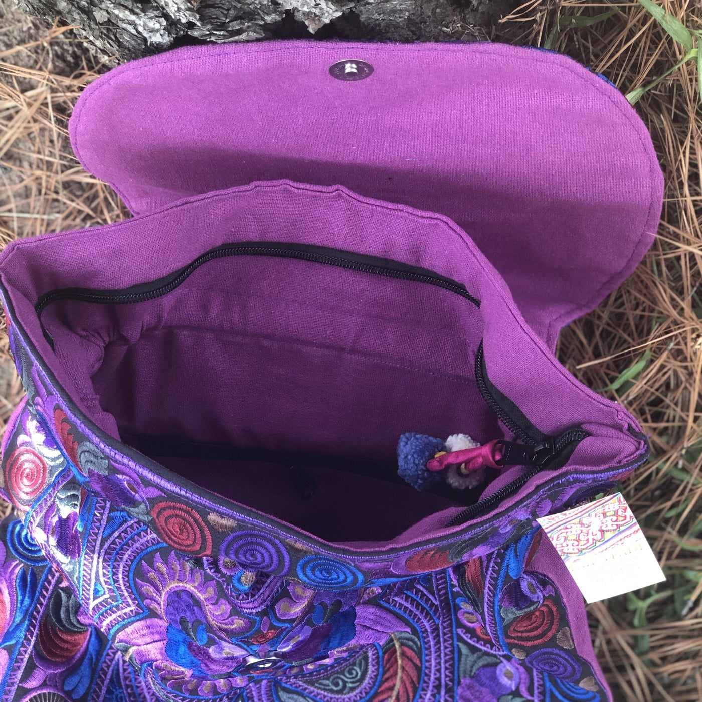 Colorful Bohemian Backpacks - Embroidered Boho Backpack Embroidered Bag 