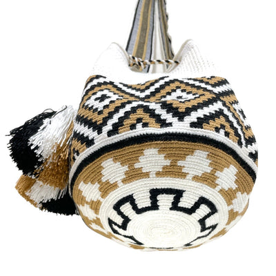 Neutral Colors Fall Crochet Mesh Bags | Crossbody Boho Handbags | Bohemian purse | Colorful 4u
