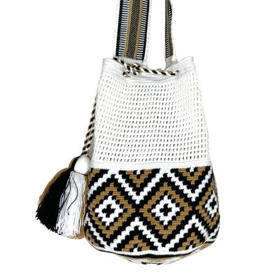 Best Neutral Colors Fall Crochet Mesh Bags | Crossbody Boho Handbags | Bohemian purse | Colorful 4u