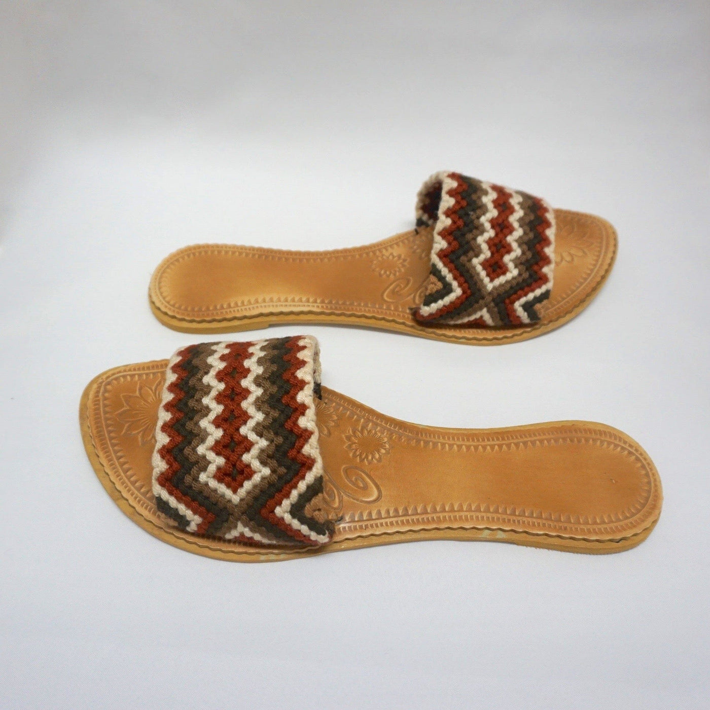 Colorful Handwoven Sandals - Wayuu Slide Sandals