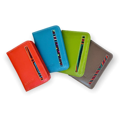 Colorful Womens Leather Passport Wallets | Passport Holder Wallet | Colorful 4U