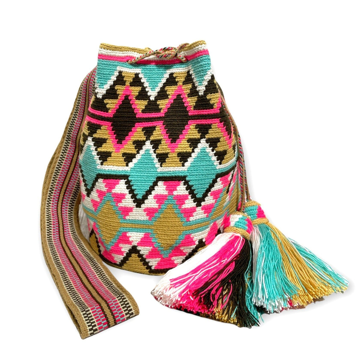 Tribal Pattern| Boho Crossbody Bag for summer | Crochet Bohemian handbag | Colorful 4U