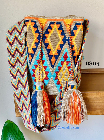 Navajo Crochet Patterns Boho Beach Bags | Summer Crossbody Bags | Colorful4U