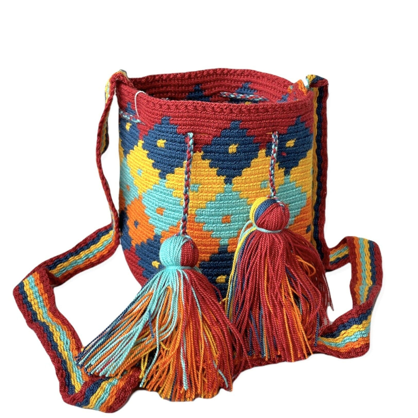 Colorful4u Diamonds crochet pattern Summer colors mini crochet bag crossbody