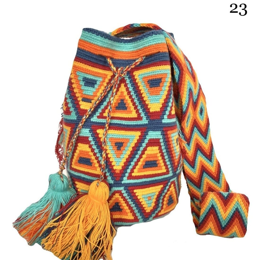 Colorful4u Crossbody Crochet Bag | Bohemian Bags for women | Spring Boho Bag |Wayuu 23