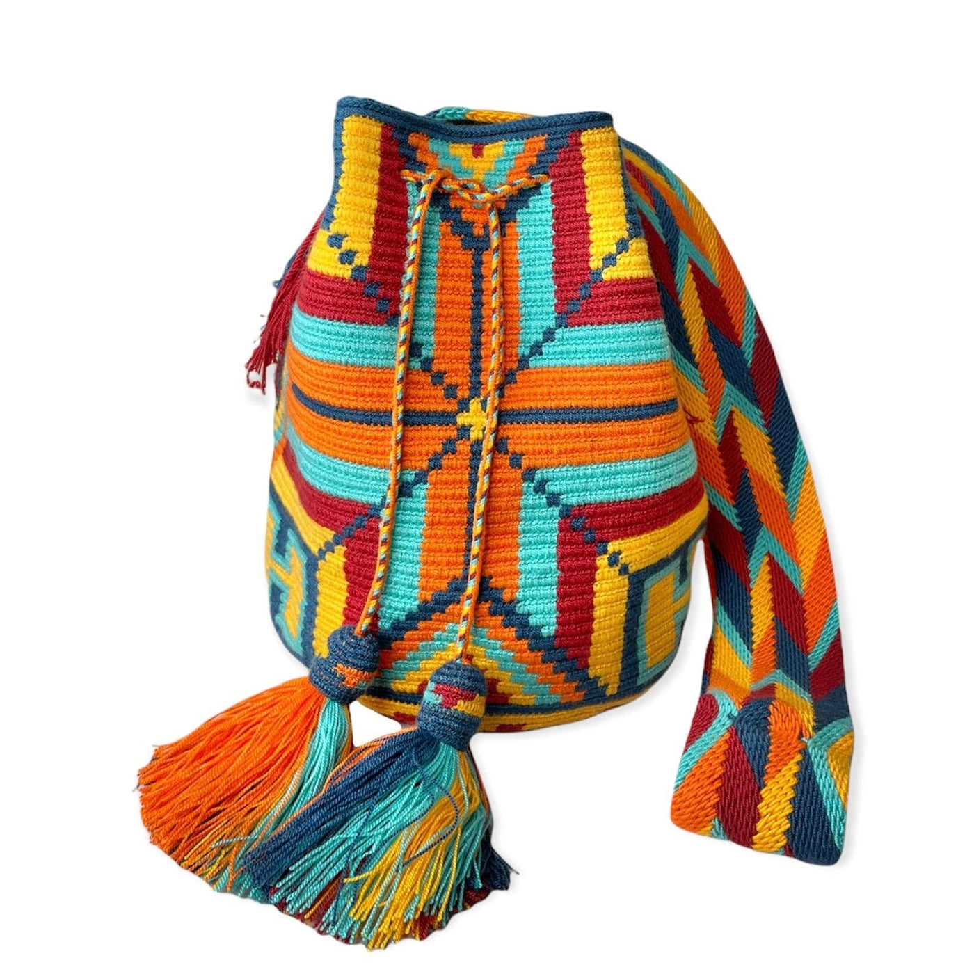 Summer Crossbody Bag | Geometric Crochet Pattern | Casual Bag for summer | Colorful 4U