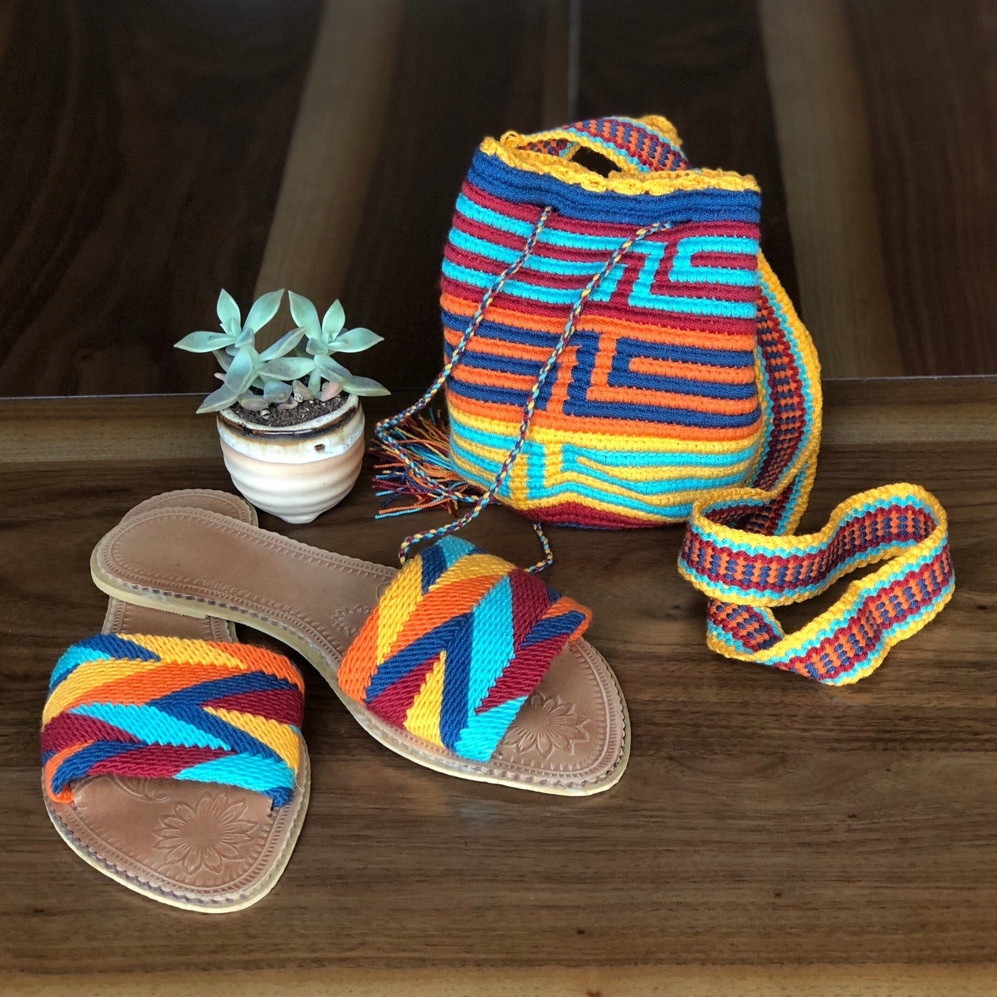 Colorful Sandals-Pom Pom Flip Flops-Summer Flats-Cute Beach Slides