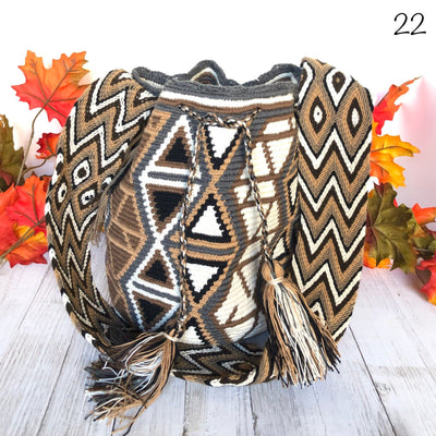 Gray Crochet Bags for Fall | Bohemian Crossbody Bag | Fall Boho Bag