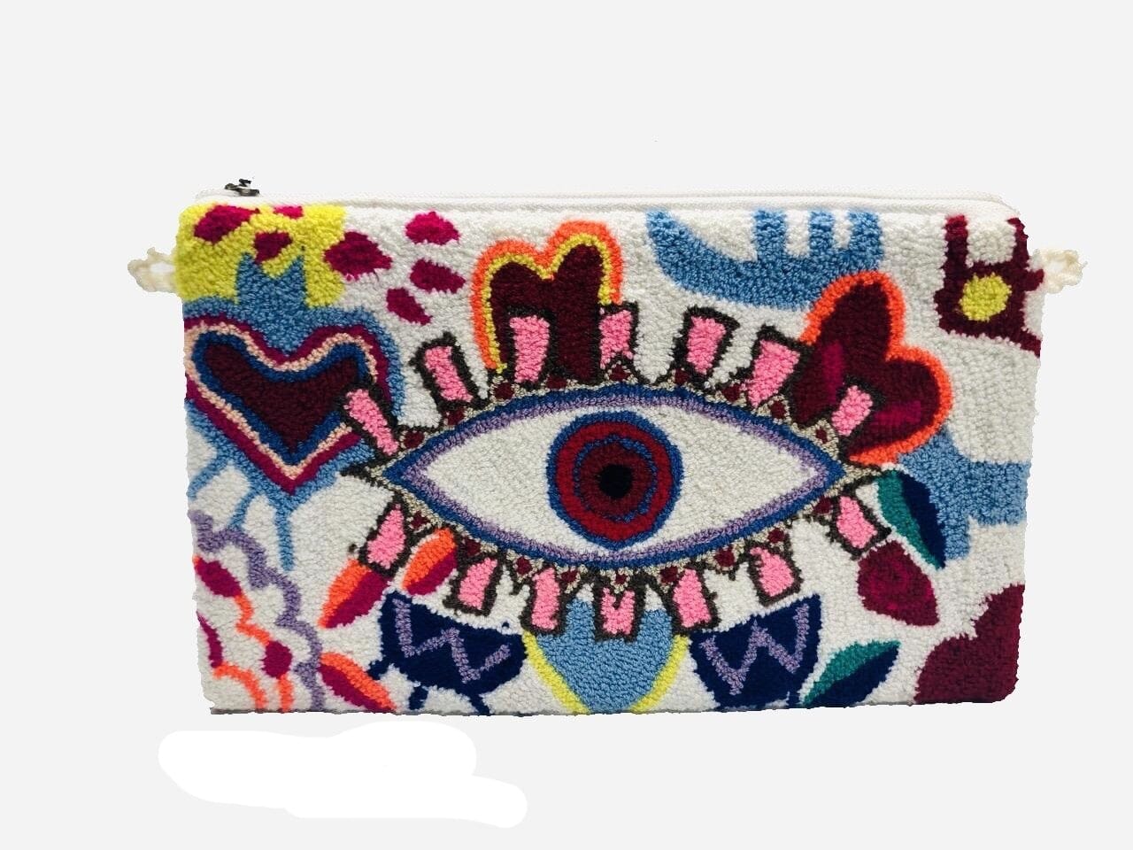 Cute Evil Eye Clutch Bag | Boho Clutch Bag | Tassel Clutch | Colorful 4u