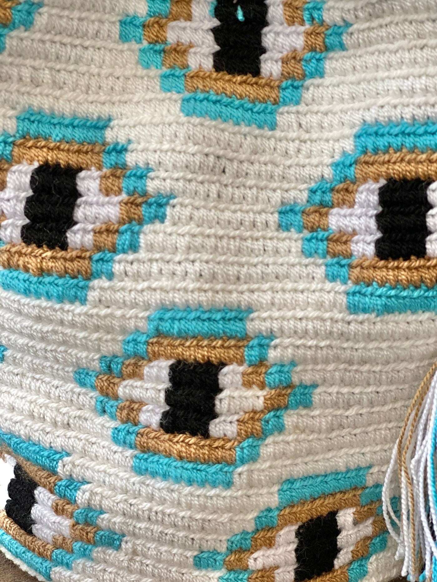 Evil Eye Protection Crochet Pattern| Crossbody Casual Bag | Boho Bag for women | Colorful 4U