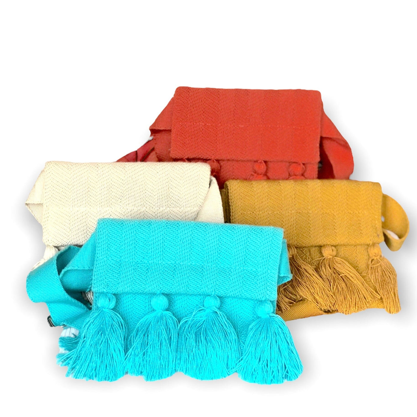 Hand-woven Fanny Pack | Bum bag | Belt Bag | Hands-free travel bag | Colorful 4u