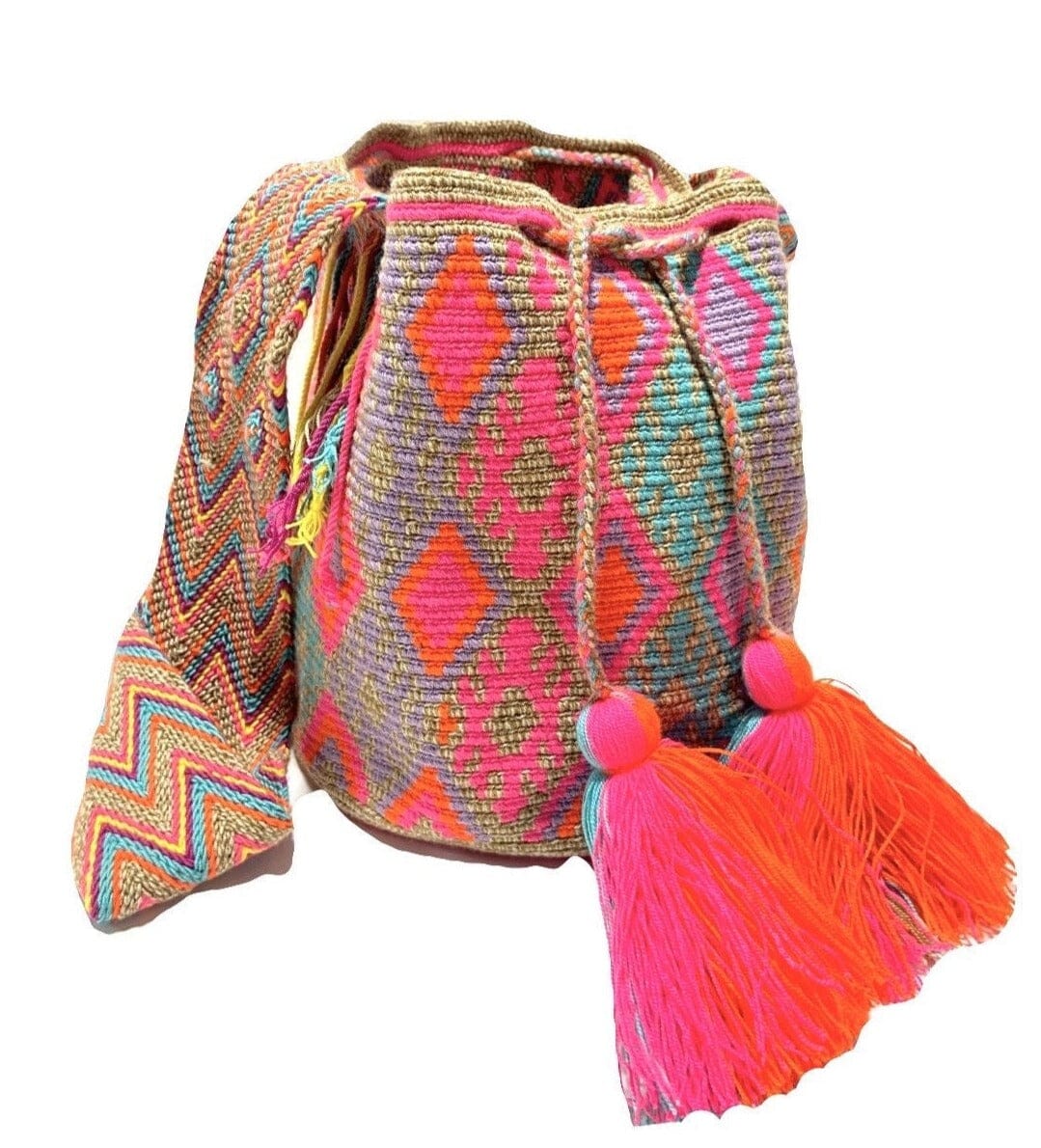 Colorful Bohemian Bag | Crossbody Beach Bag | Summer Crochet Purse | Colorful 4U