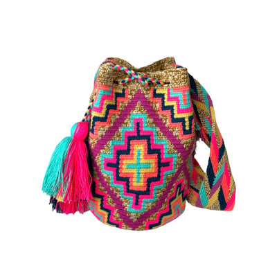 Spring Colorful Bag | Boho Beach Bag | Best Purse for Summer | Authentic Wayuu | Colorful 4U