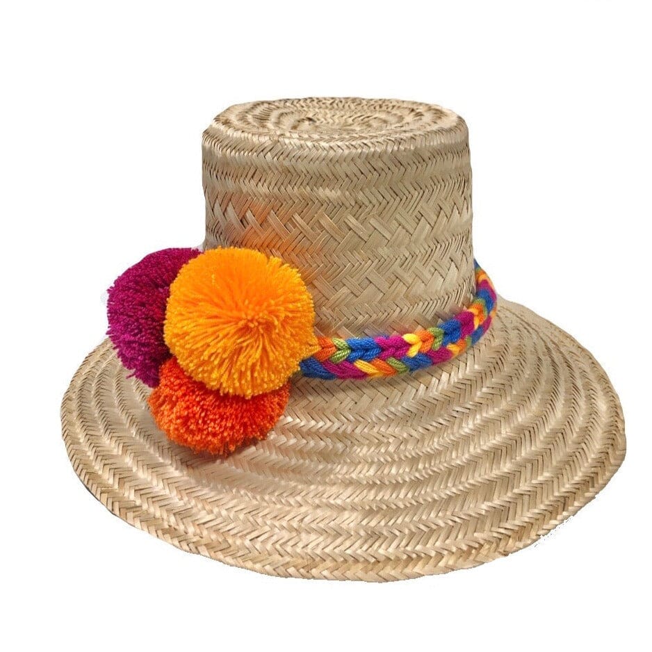 Caribbean Natural Straw Hat | Authentic Wayuu Hat | Summer Hat | Boho Sun Hat