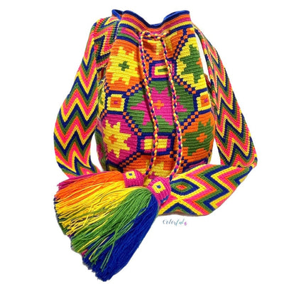 Caribbean Neon beach bag for summer | Colorful 4U