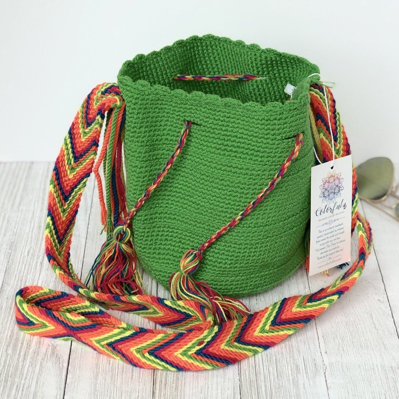 GREEN-neon-mini-crochet-bag-crossbody