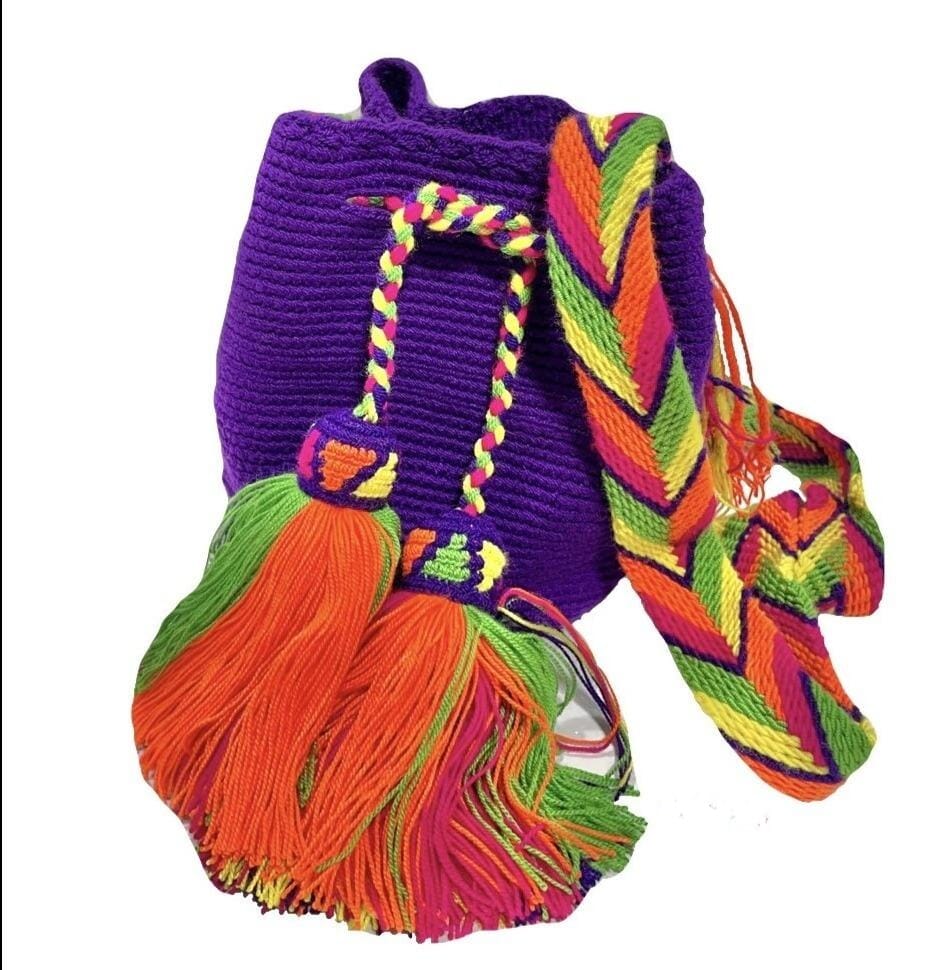 Purple Summer Crochet Bag | Small Crossbody Bag | Bag for Girls