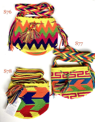 Small Neon bags for summer | Mini boho beach crochet bags | Colorful 4U