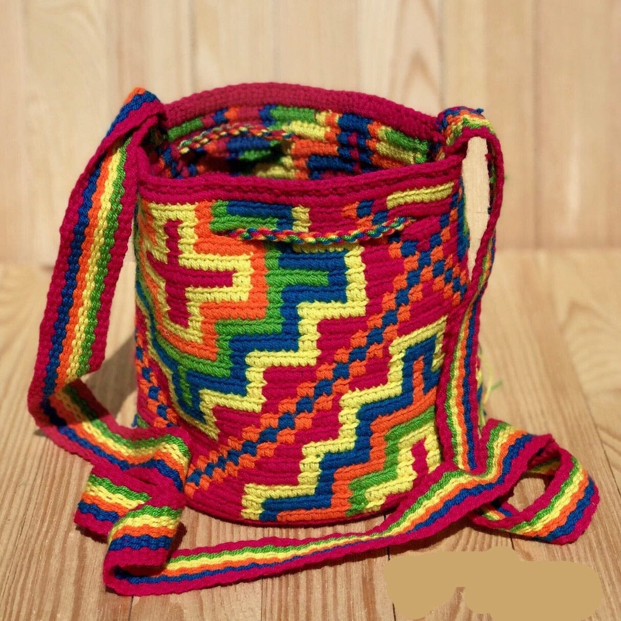 NEON Mini Crochet Bag-Authentic Wayuu Bag-Small Summer Bags-Beach Bags 20