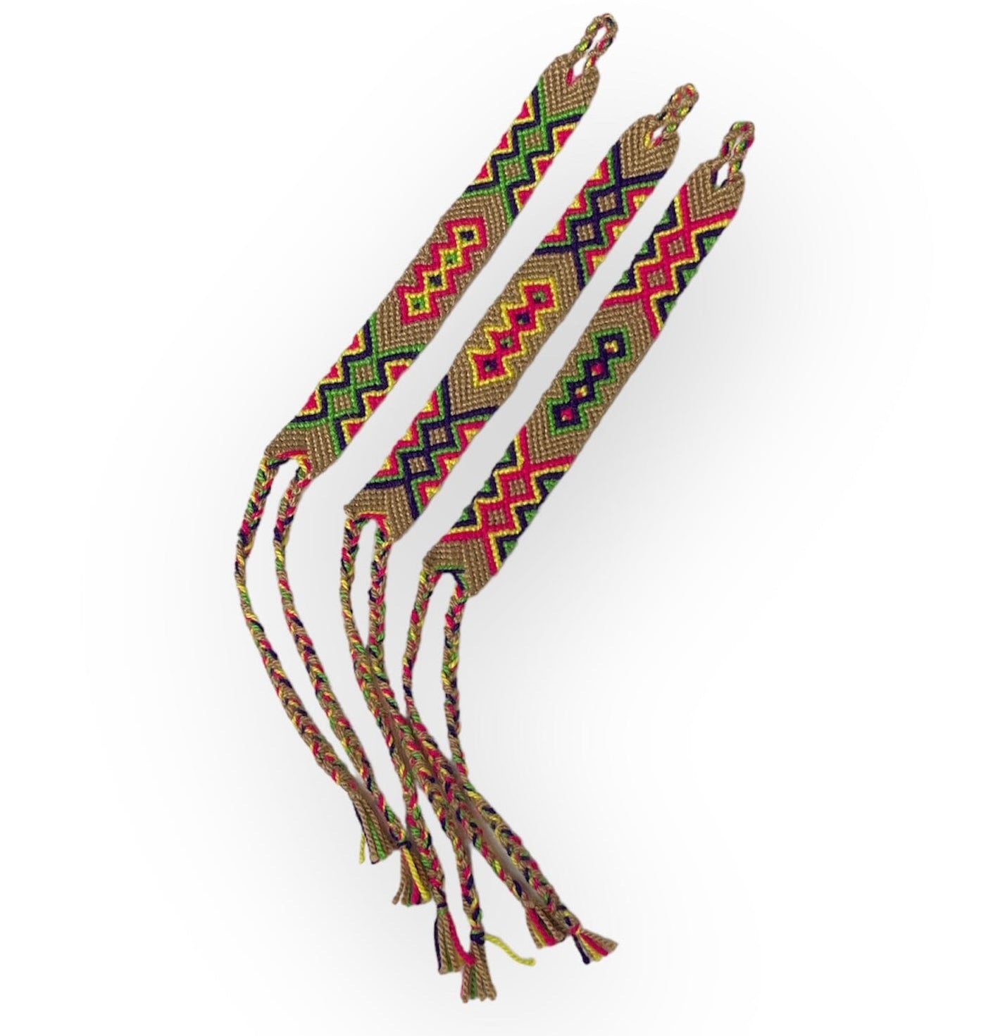 Neon Beige Neutral Tones Friendship Bracelets | Woven wrist bands | Macrame Bracelet |  Colorful 4U