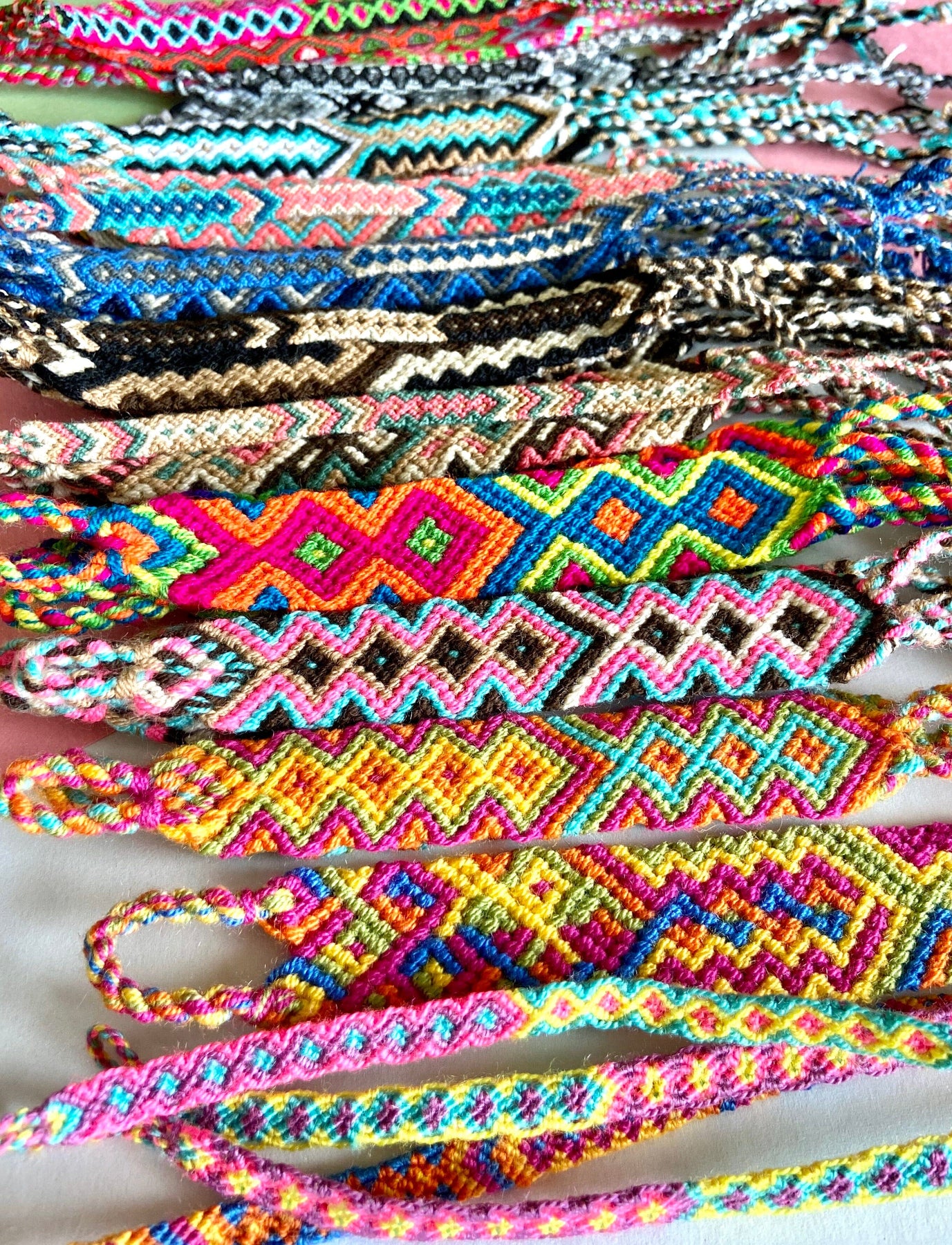 Friendship Bracelets | Colorful wrist bands | Macrame Bracelet | SALE ...