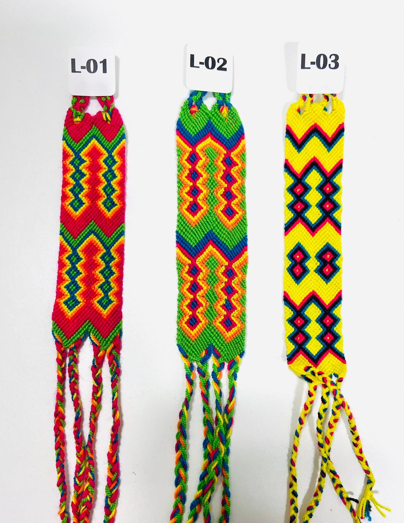 New Arrivals | Colorful Friendship Bracelets | Macrame (XS-L) Handwoven Bracelets L01 