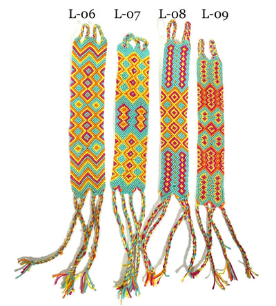 New Arrivals | Colorful Friendship Bracelets | Macrame (XS-L) Handwoven Bracelets L06 